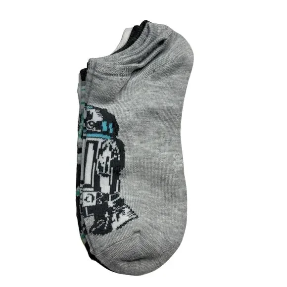 Star Wars Disney Women’s 5 pairs No-Show Socks Sz 9-11 - Picture 2 of 3